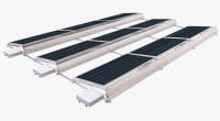 GS-Solar Roof Mounting System (Ballast Bracket)